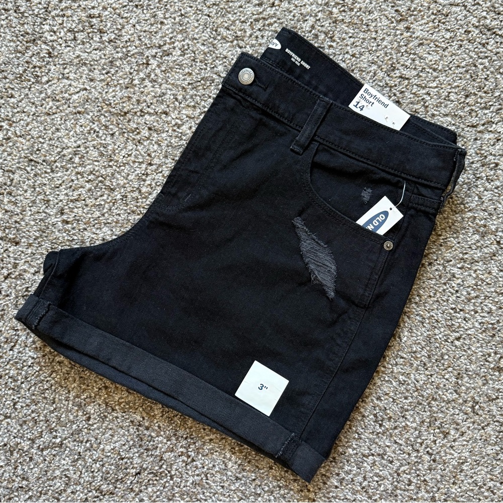 Old Navy Black Jean Shorts